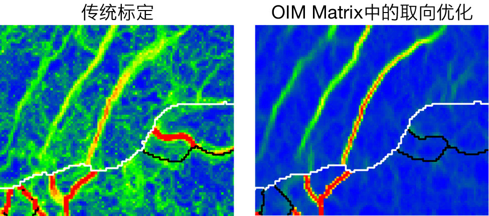 OIM Matrix 提高了取向精度，并消除了增材制造的 316L 合金的 KAM 图中的噪声。